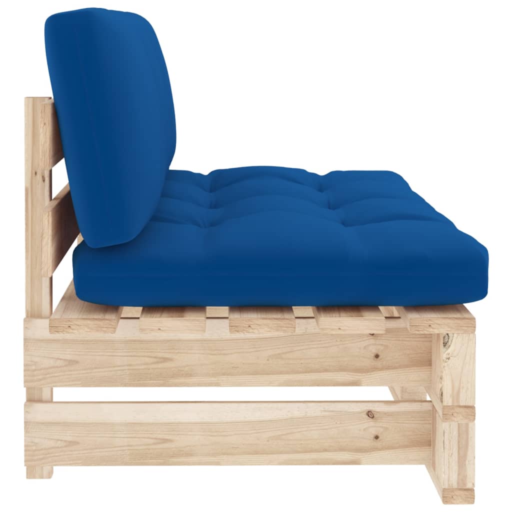 vidaXL Ogrodowa sofa środkowa z palet, impregnowane drewno sosnowe