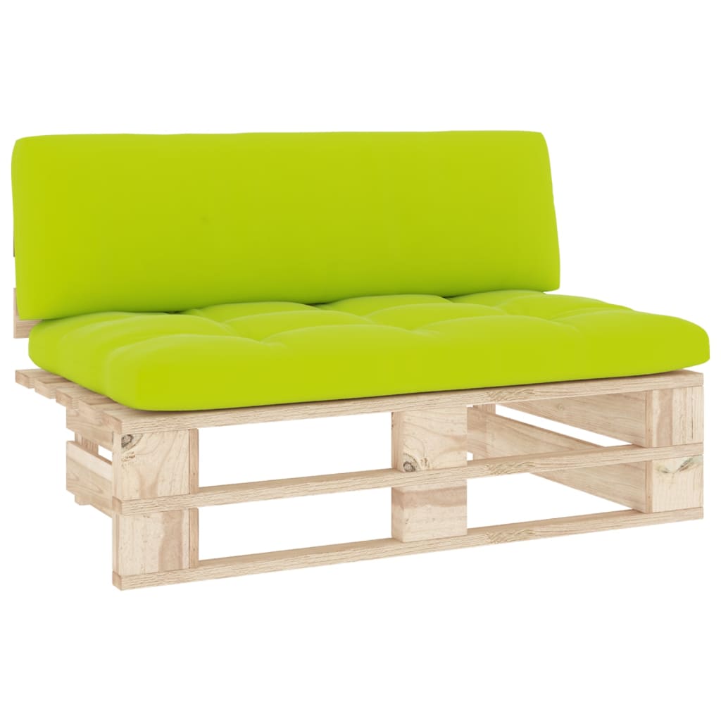 vidaXL Ogrodowa sofa środkowa z palet, impregnowane drewno sosnowe