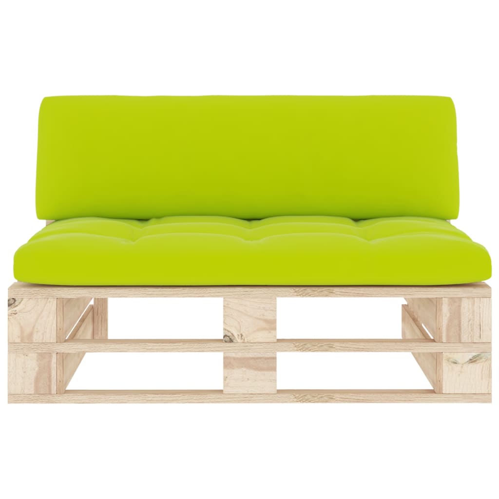 vidaXL Ogrodowa sofa środkowa z palet, impregnowane drewno sosnowe