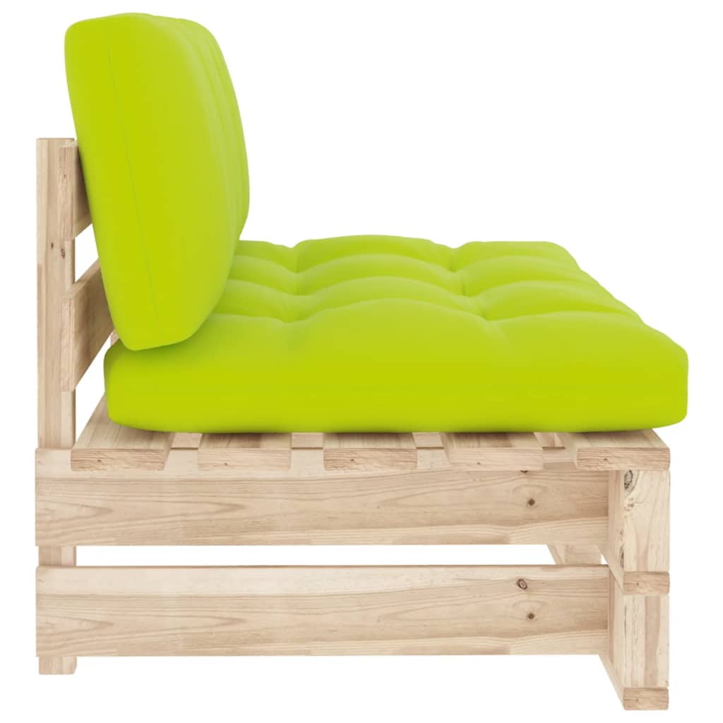 vidaXL Ogrodowa sofa środkowa z palet, impregnowane drewno sosnowe