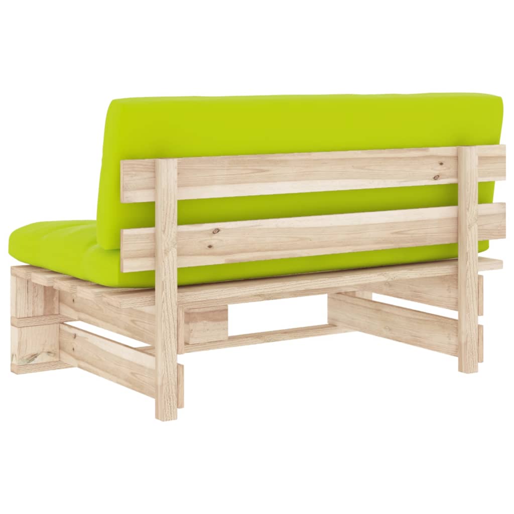 vidaXL Ogrodowa sofa środkowa z palet, impregnowane drewno sosnowe