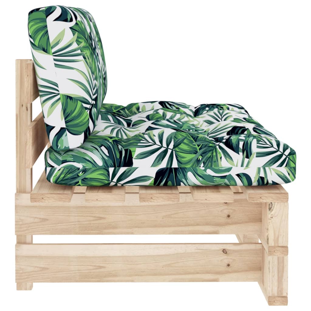 vidaXL Ogrodowa sofa środkowa z palet, impregnowane drewno sosnowe