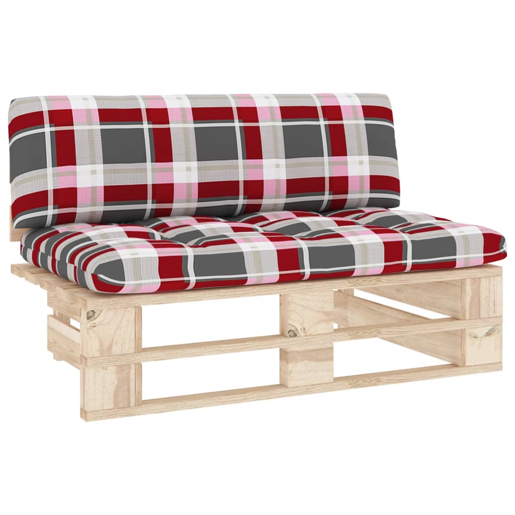 vidaXL Ogrodowa sofa środkowa z palet, impregnowane drewno sosnowe