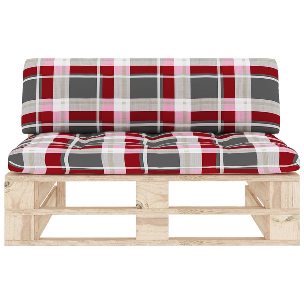 vidaXL Ogrodowa sofa środkowa z palet, impregnowane drewno sosnowe
