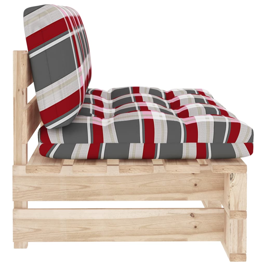 vidaXL Ogrodowa sofa środkowa z palet, impregnowane drewno sosnowe