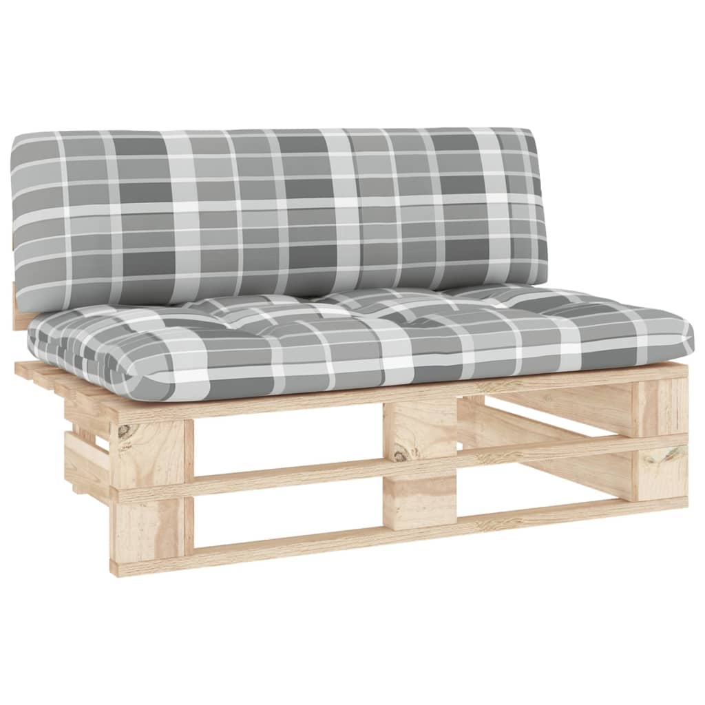 vidaXL Ogrodowa sofa środkowa z palet, impregnowane drewno sosnowe