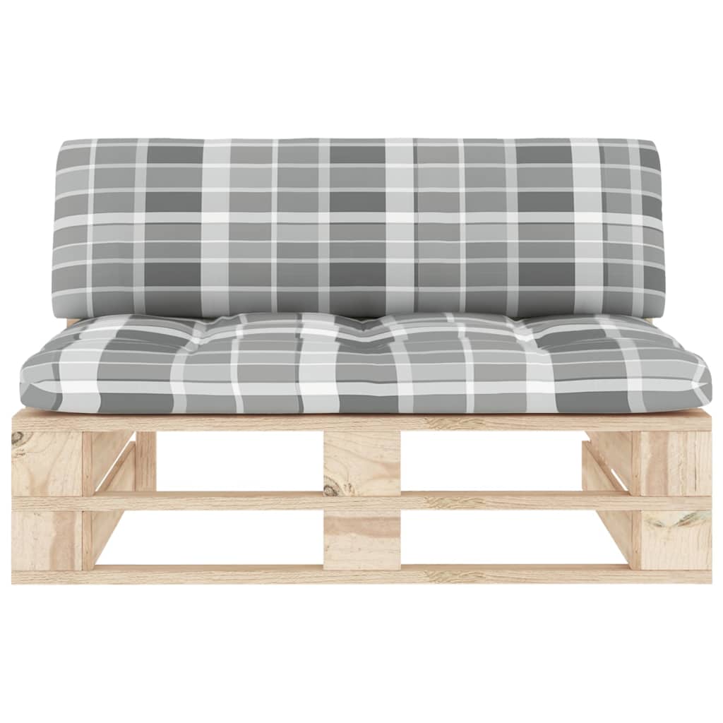 vidaXL Ogrodowa sofa środkowa z palet, impregnowane drewno sosnowe