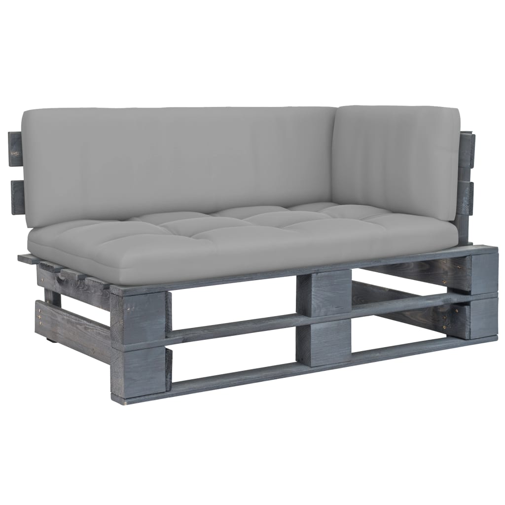 vidaXL Ogrodowa sofa narożna z palet, impregnowane drewno sosnowe
