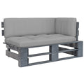 vidaXL Ogrodowa sofa narożna z palet, impregnowane drewno sosnowe