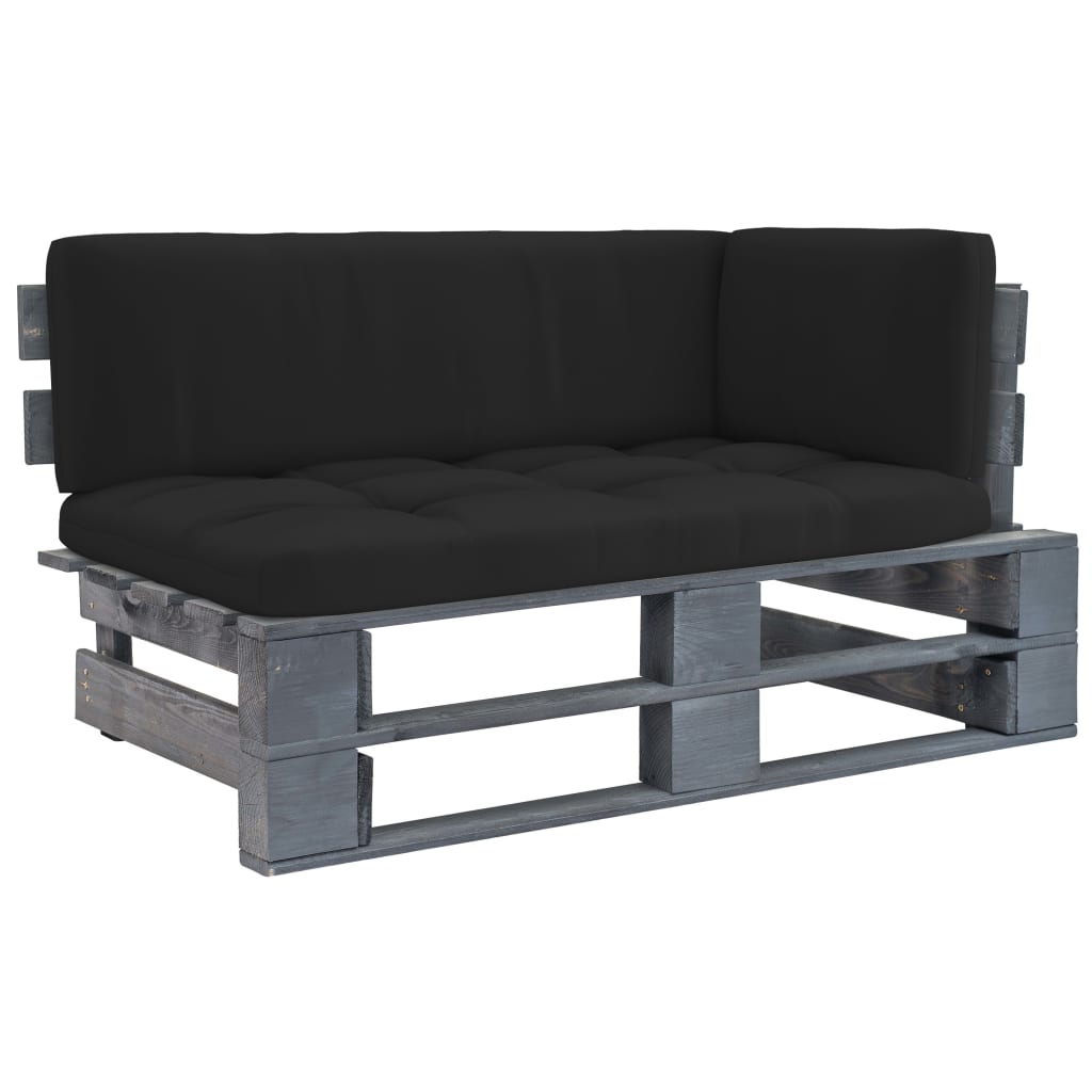 vidaXL Ogrodowa sofa narożna z palet, impregnowane drewno sosnowe