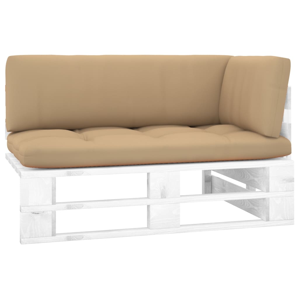 vidaXL Ogrodowa sofa narożna z palet, impregnowane drewno sosnowe