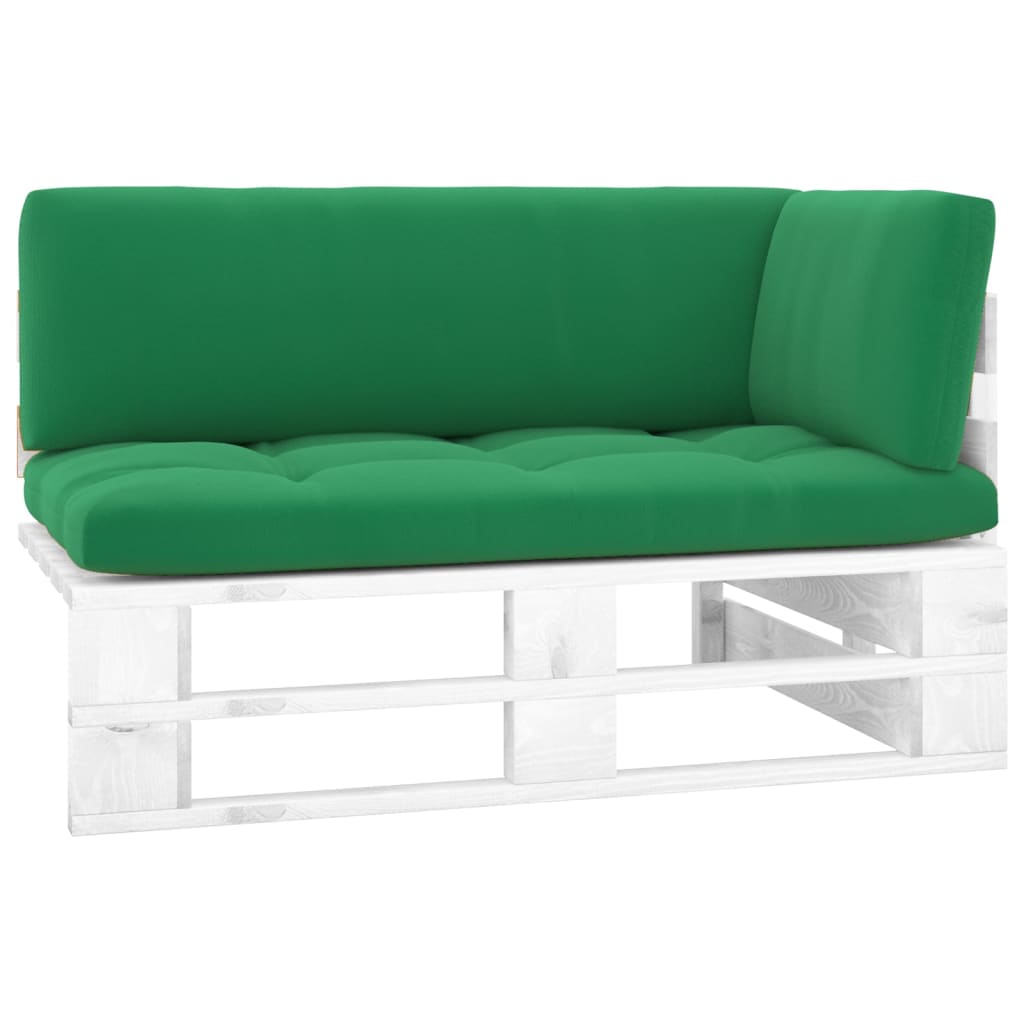 vidaXL Ogrodowa sofa narożna z palet, impregnowane drewno sosnowe