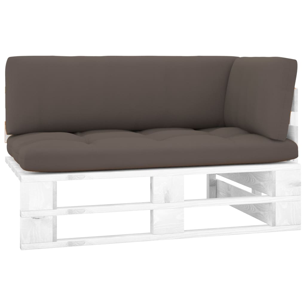 vidaXL Ogrodowa sofa narożna z palet, impregnowane drewno sosnowe