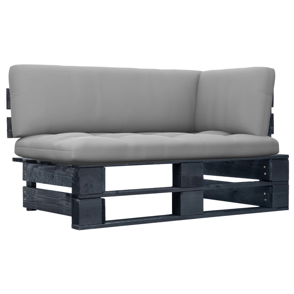 vidaXL Ogrodowa sofa narożna z palet, impregnowane drewno sosnowe