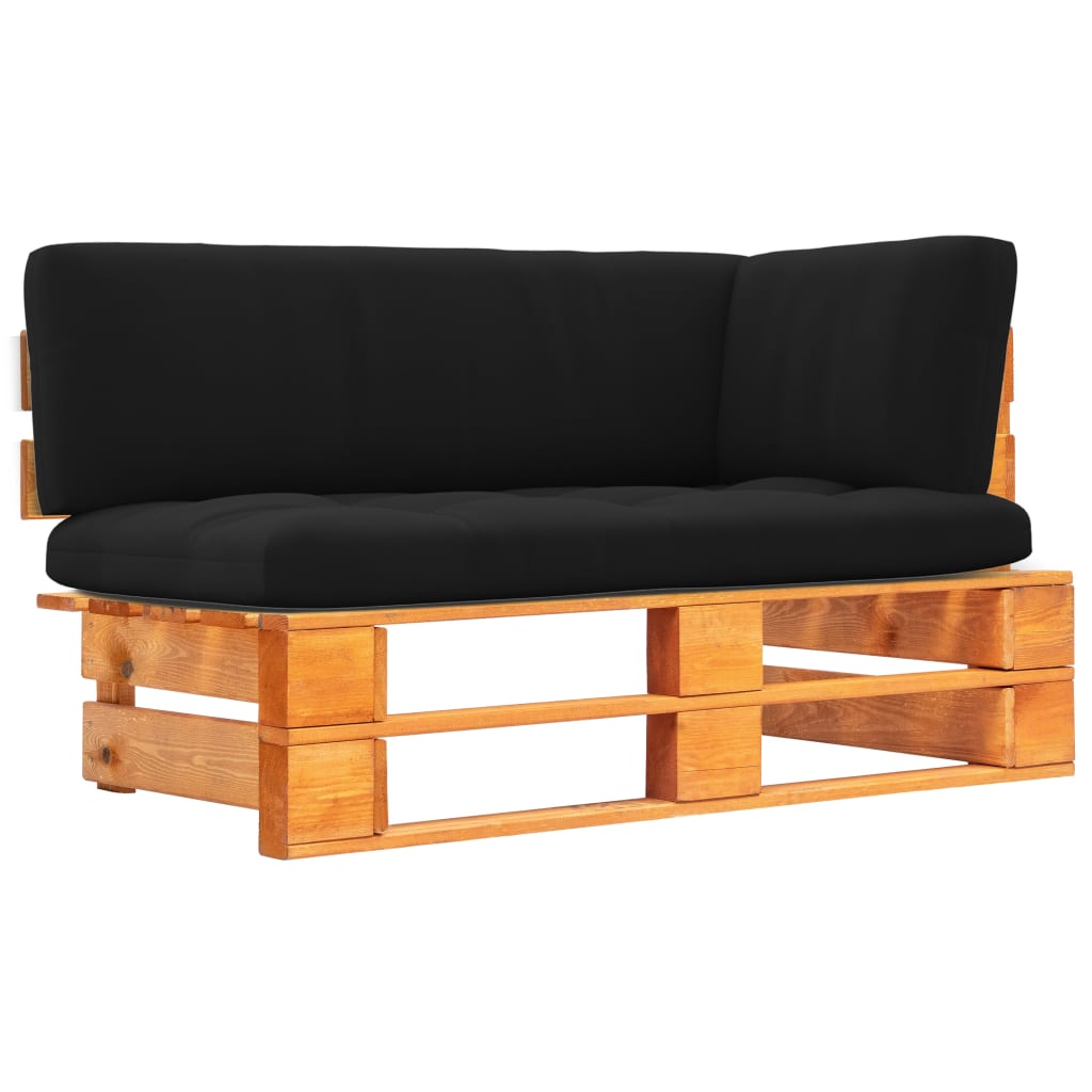 vidaXL Ogrodowa sofa narożna z palet, impregnowane drewno sosnowe