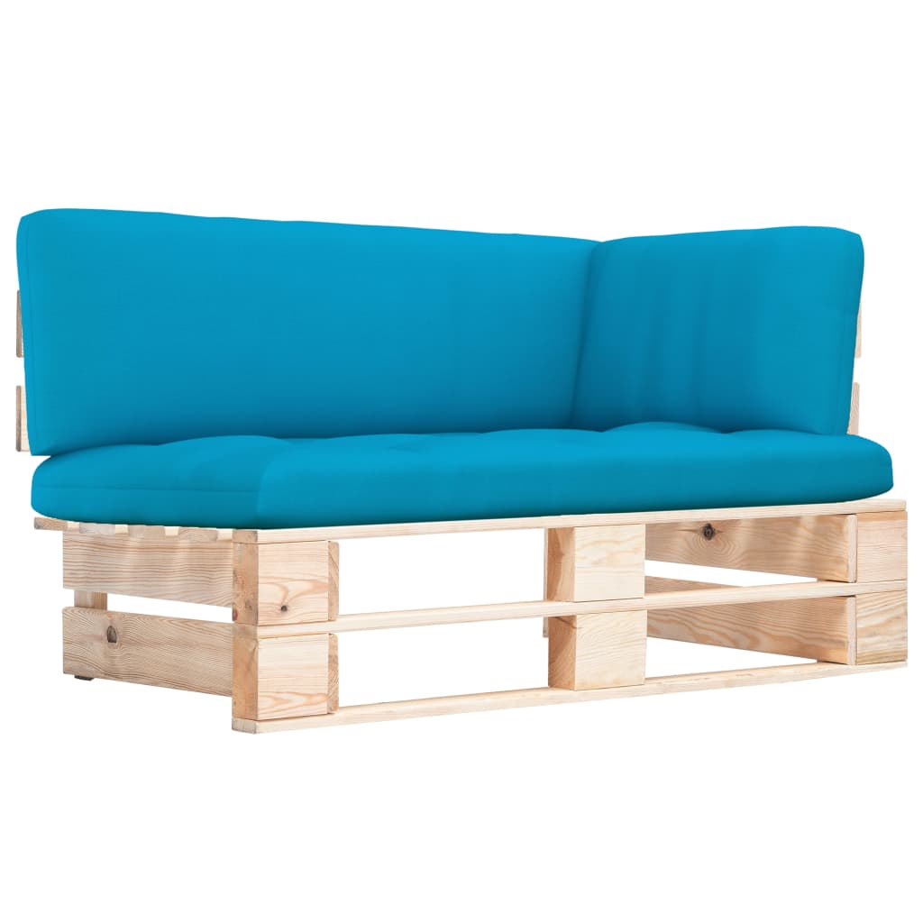 vidaXL Ogrodowa sofa narożna z palet, impregnowane drewno sosnowe