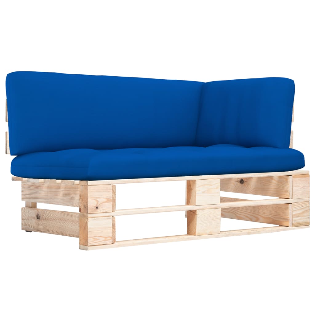 vidaXL Ogrodowa sofa narożna z palet, impregnowane drewno sosnowe