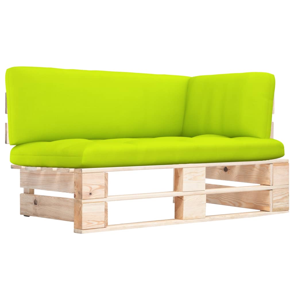 vidaXL Ogrodowa sofa narożna z palet, impregnowane drewno sosnowe