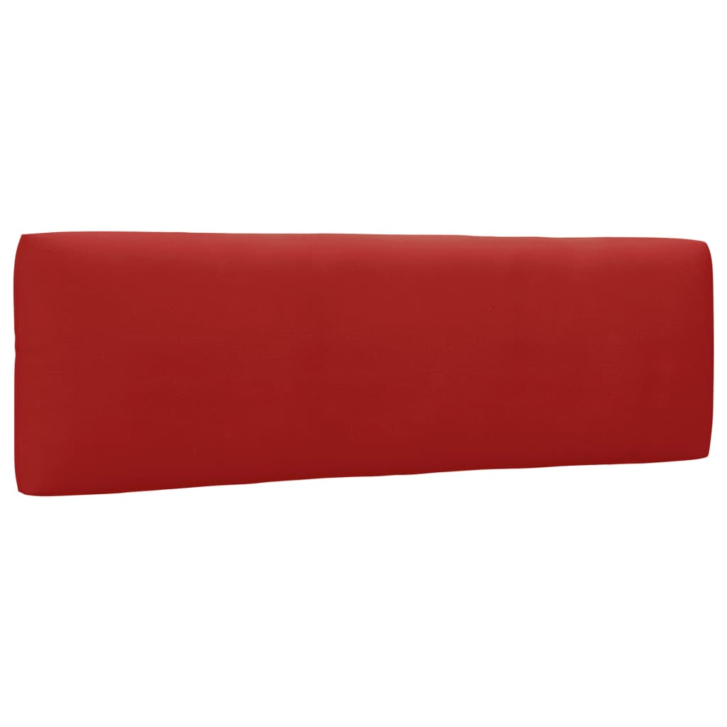 vidaXL Sofa 2-osobowa z palet, z poduszkami, szara, drewno sosnowe