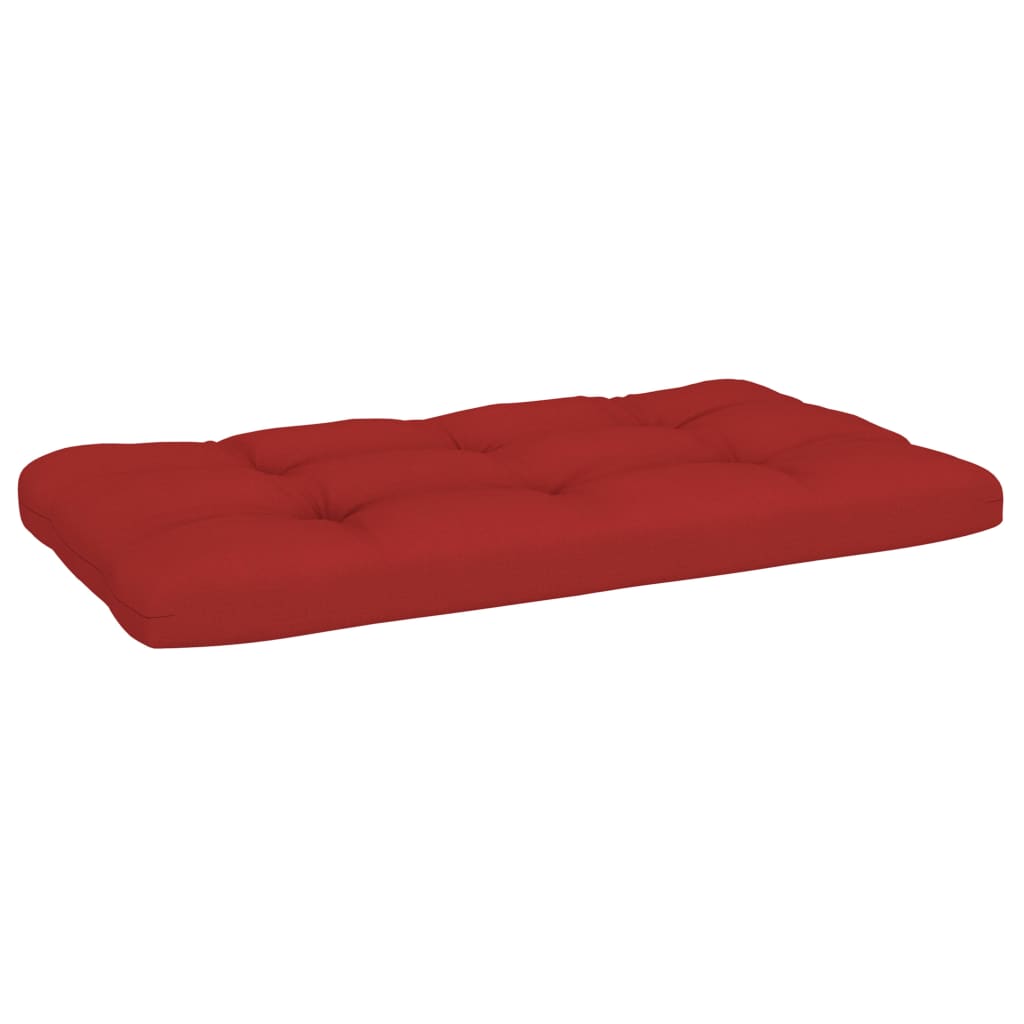 vidaXL Sofa 2-osobowa z palet, z poduszkami, szara, drewno sosnowe