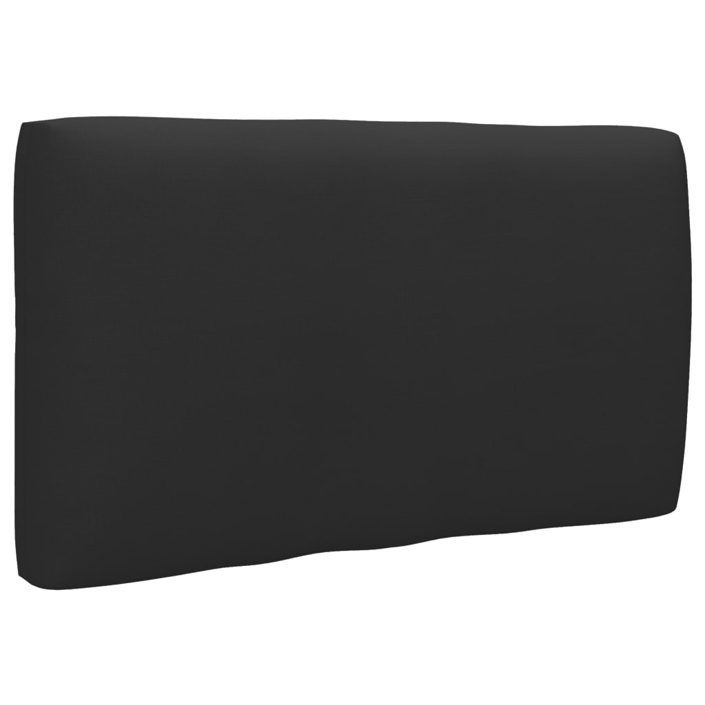 vidaXL Sofa 2-osobowa z palet, z poduszkami, szara, drewno sosnowe