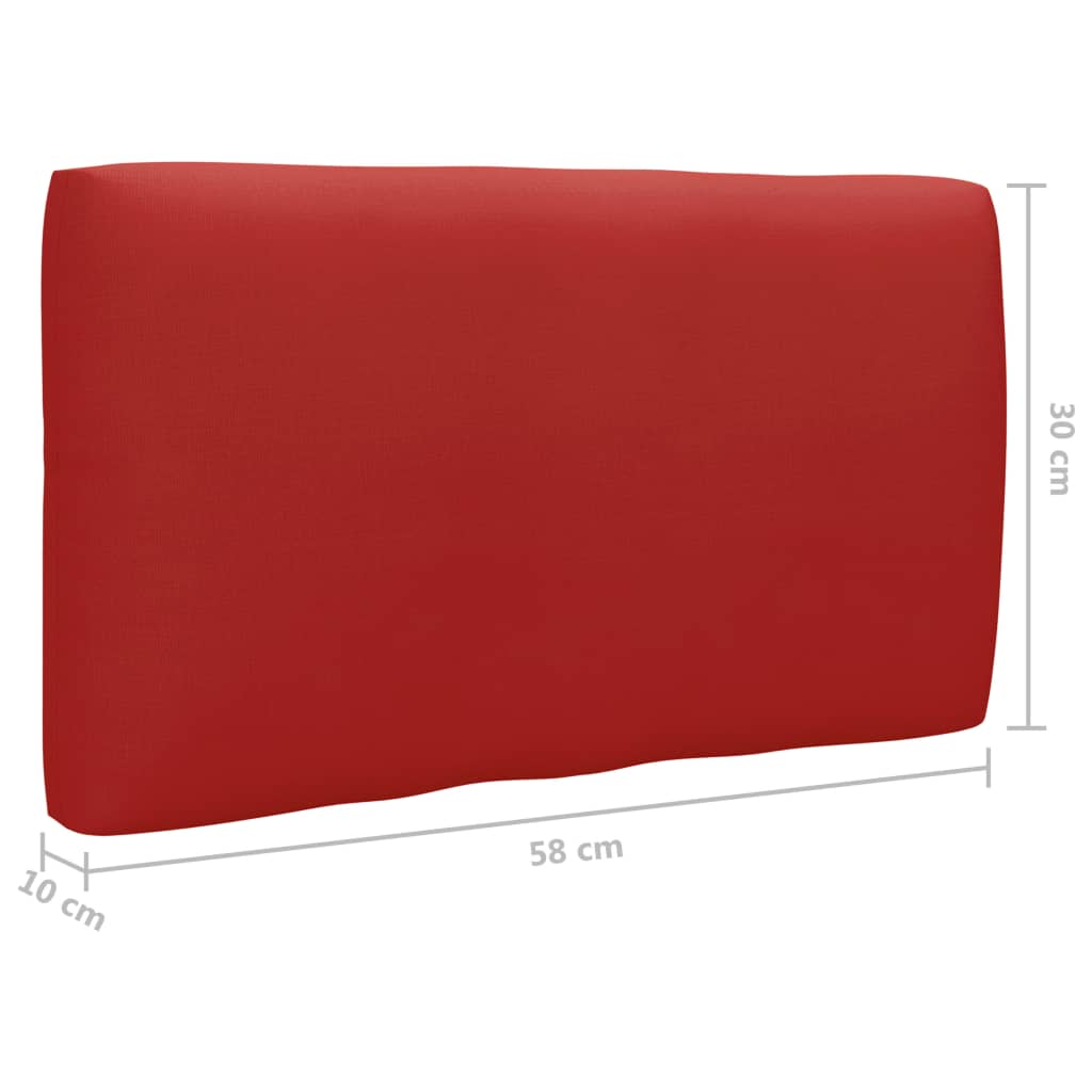 vidaXL Sofa 2-osobowa z palet, z poduszkami, biała, drewno sosnowe