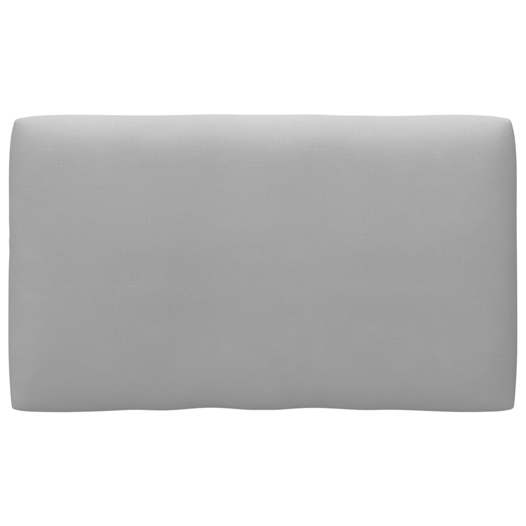 vidaXL Sofa 2-osobowa z palet, z poduszkami, czarna, drewno sosnowe