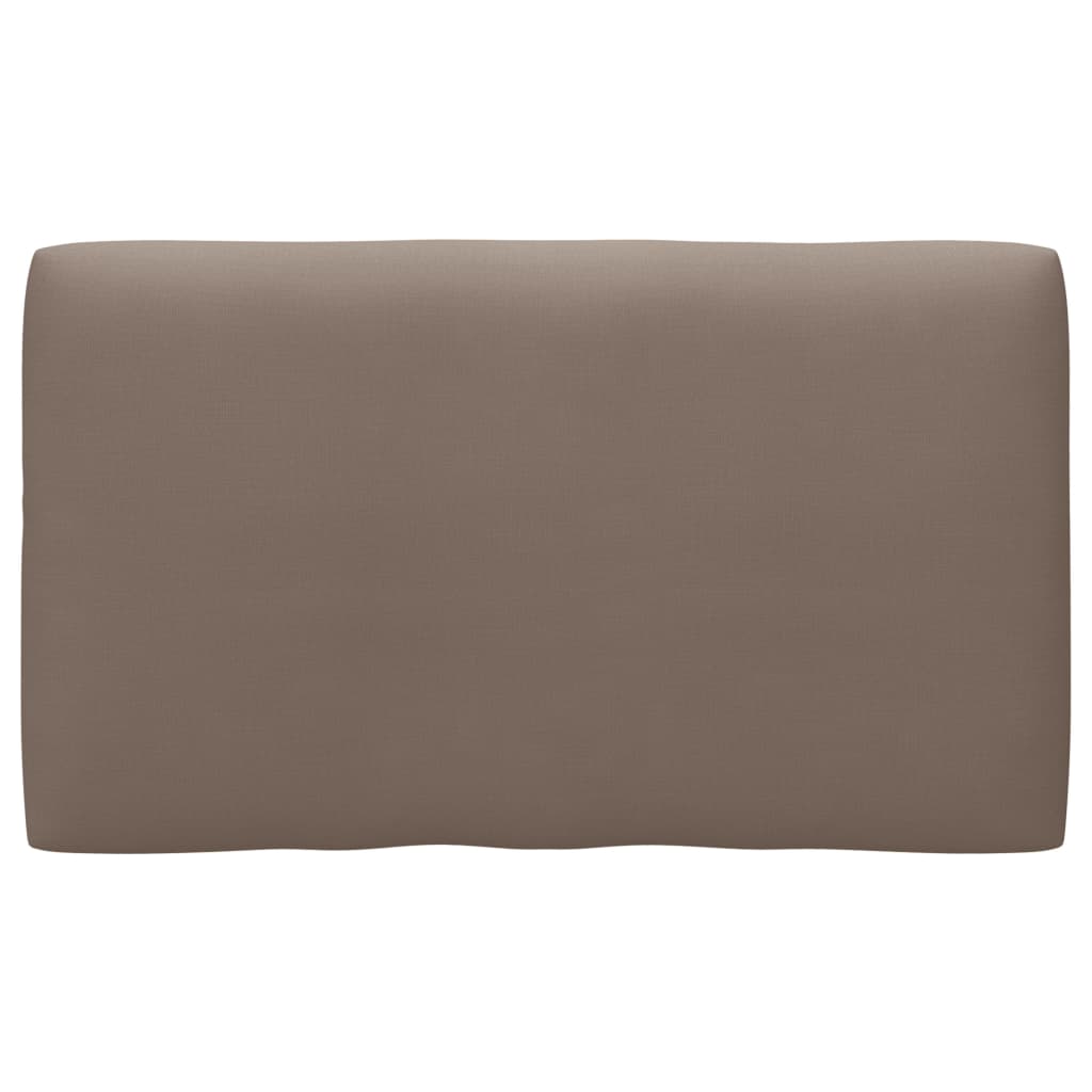 vidaXL Sofa 2-osobowa z palet, z poduszkami, czarna, drewno sosnowe