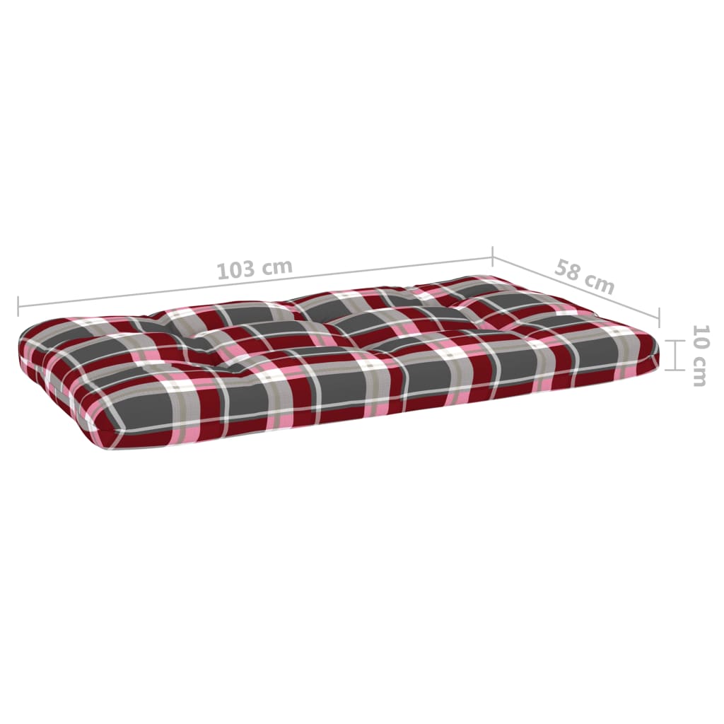 vidaXL Sofa 2-os. z palet, z poduszkami, impregnowane drewno sosnowe