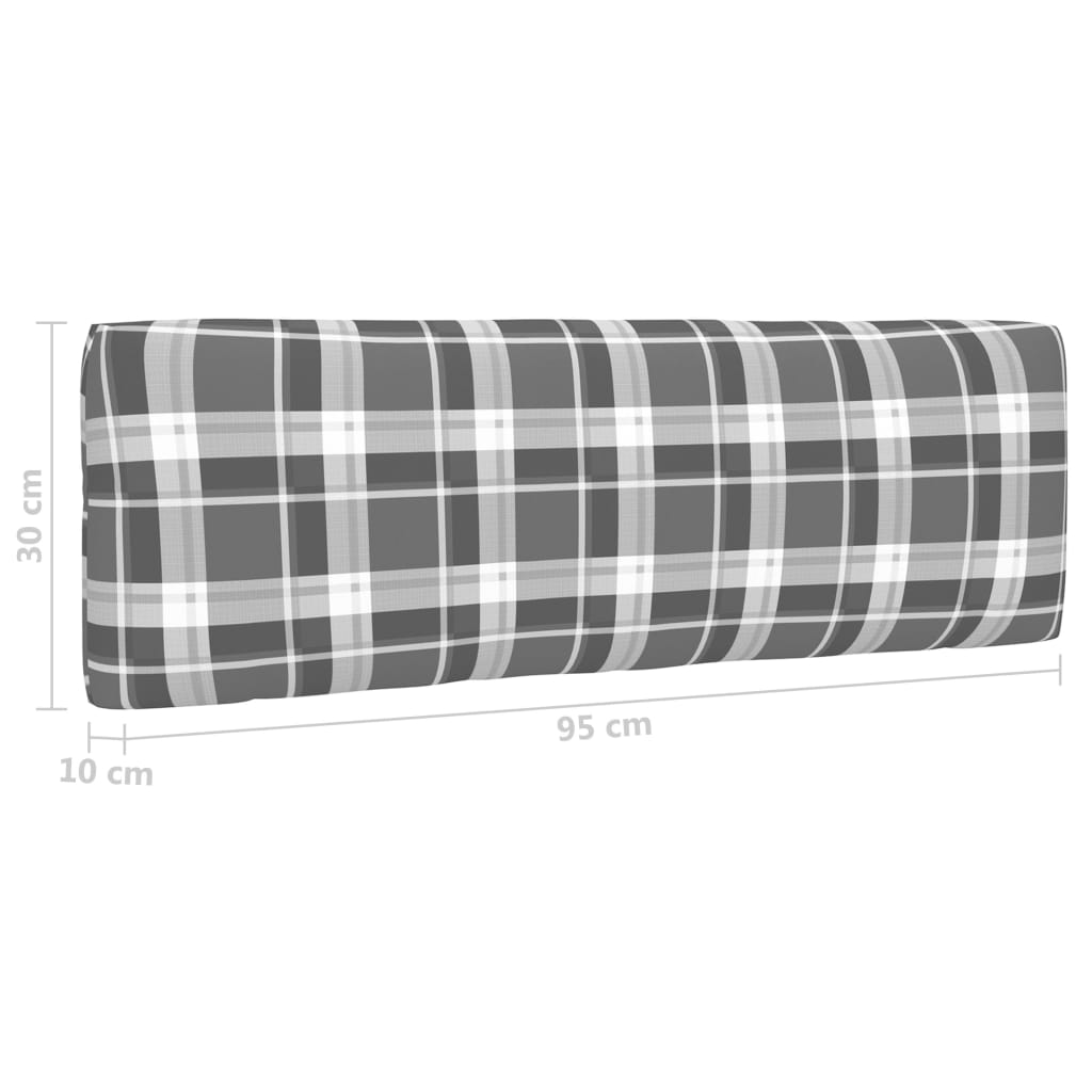 vidaXL Sofa 2-os. z palet, z poduszkami, impregnowane drewno sosnowe