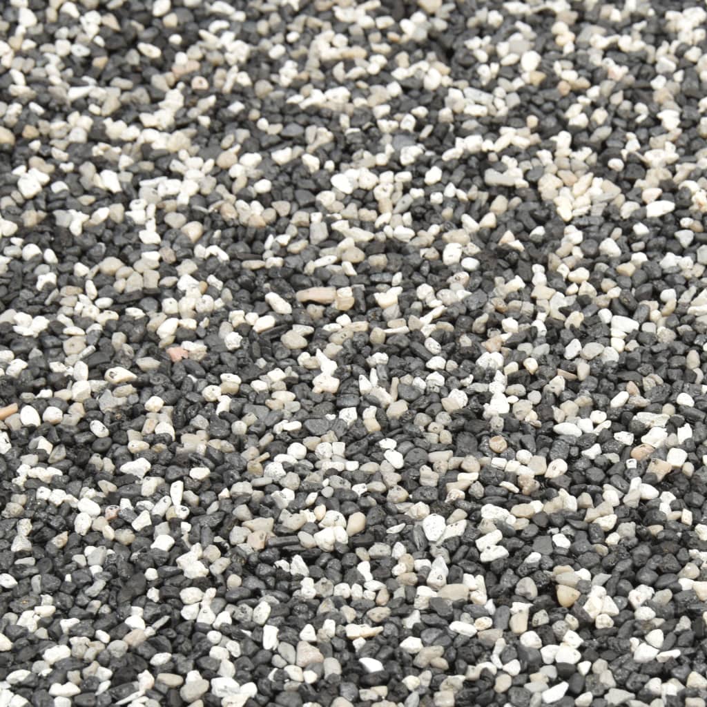 vidaXL Wykładzina do oczka wodnego, z kamyczkami, szara, 1000x40 cm