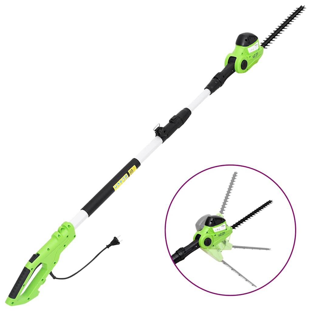 vidaXL Teleskopowa piła łańcuchowa/nożyce do żywopłotu 2-w-1, 25/41 cm