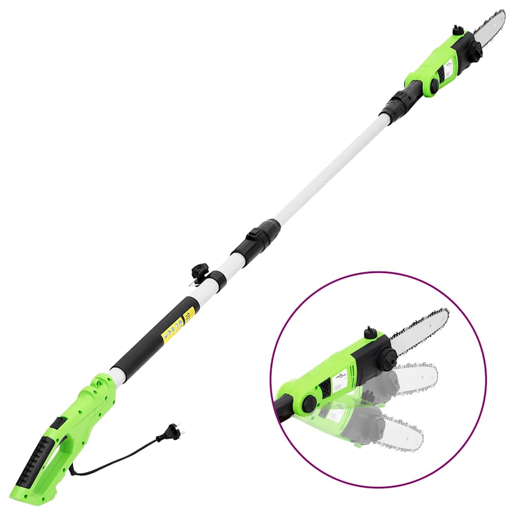 vidaXL Teleskopowa piła łańcuchowa/nożyce do żywopłotu 2-w-1, 25/41 cm