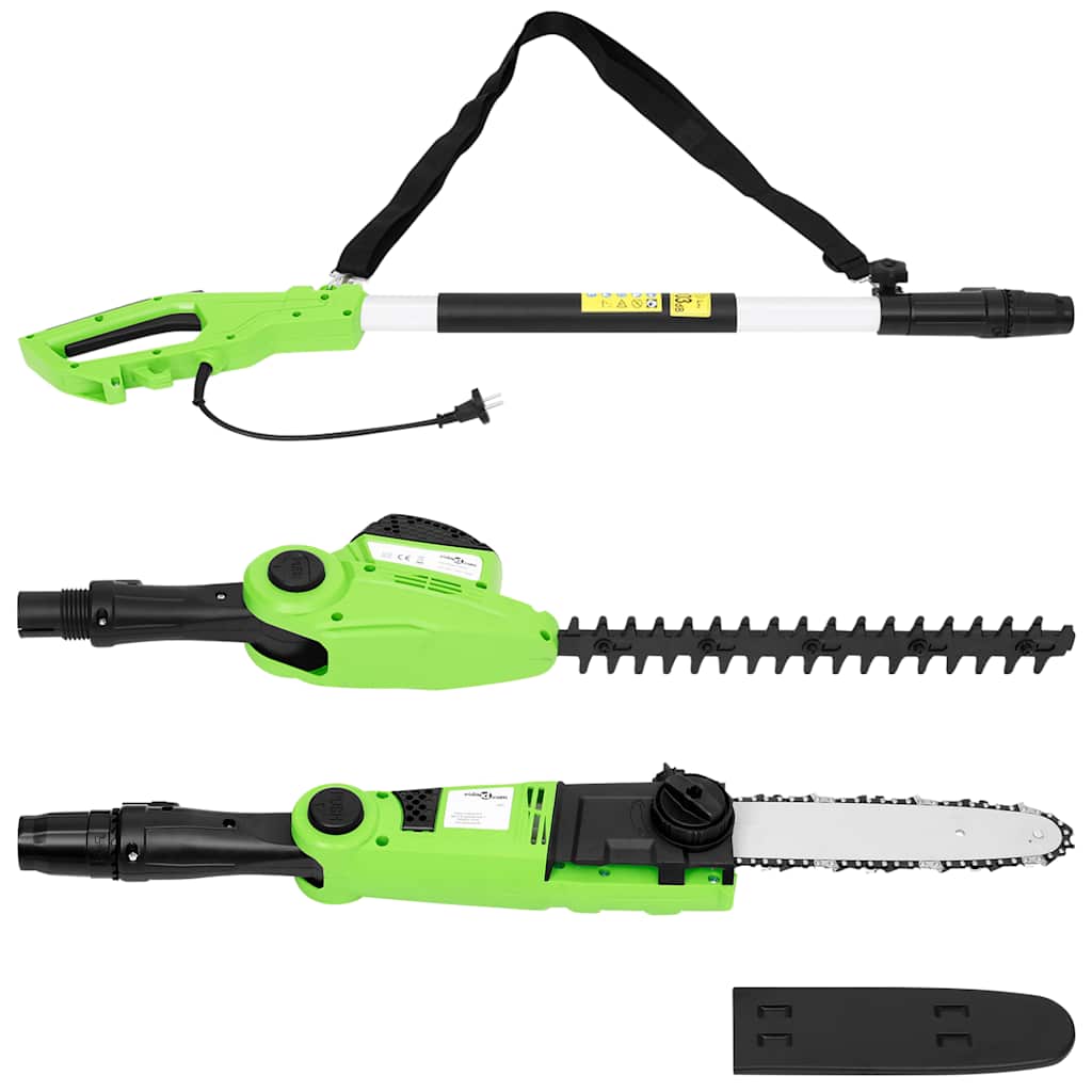 vidaXL Teleskopowa piła łańcuchowa/nożyce do żywopłotu 2-w-1, 25/41 cm