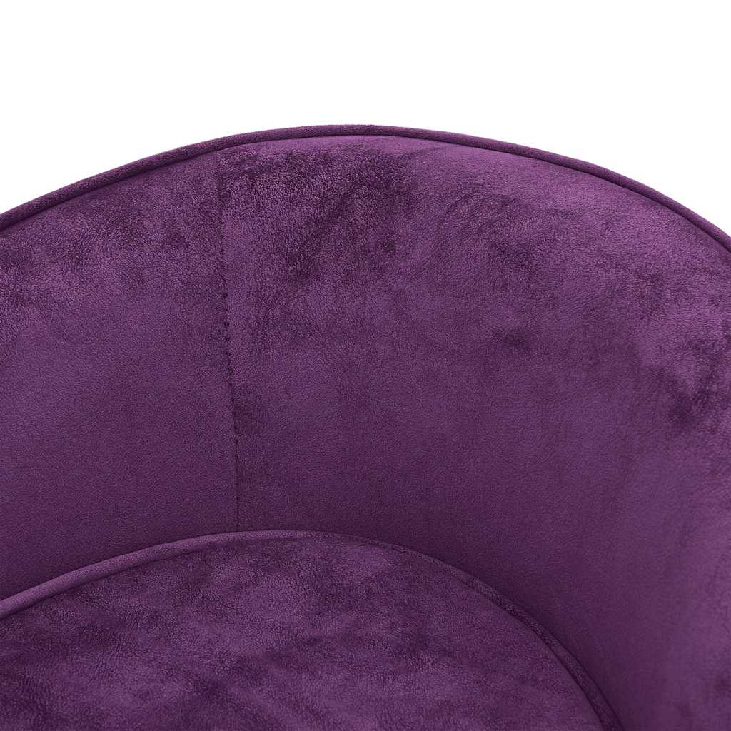 vidaXL Sofa dla psa, burgundowa, 69x49x40 cm, plusz i sztuczna skóra