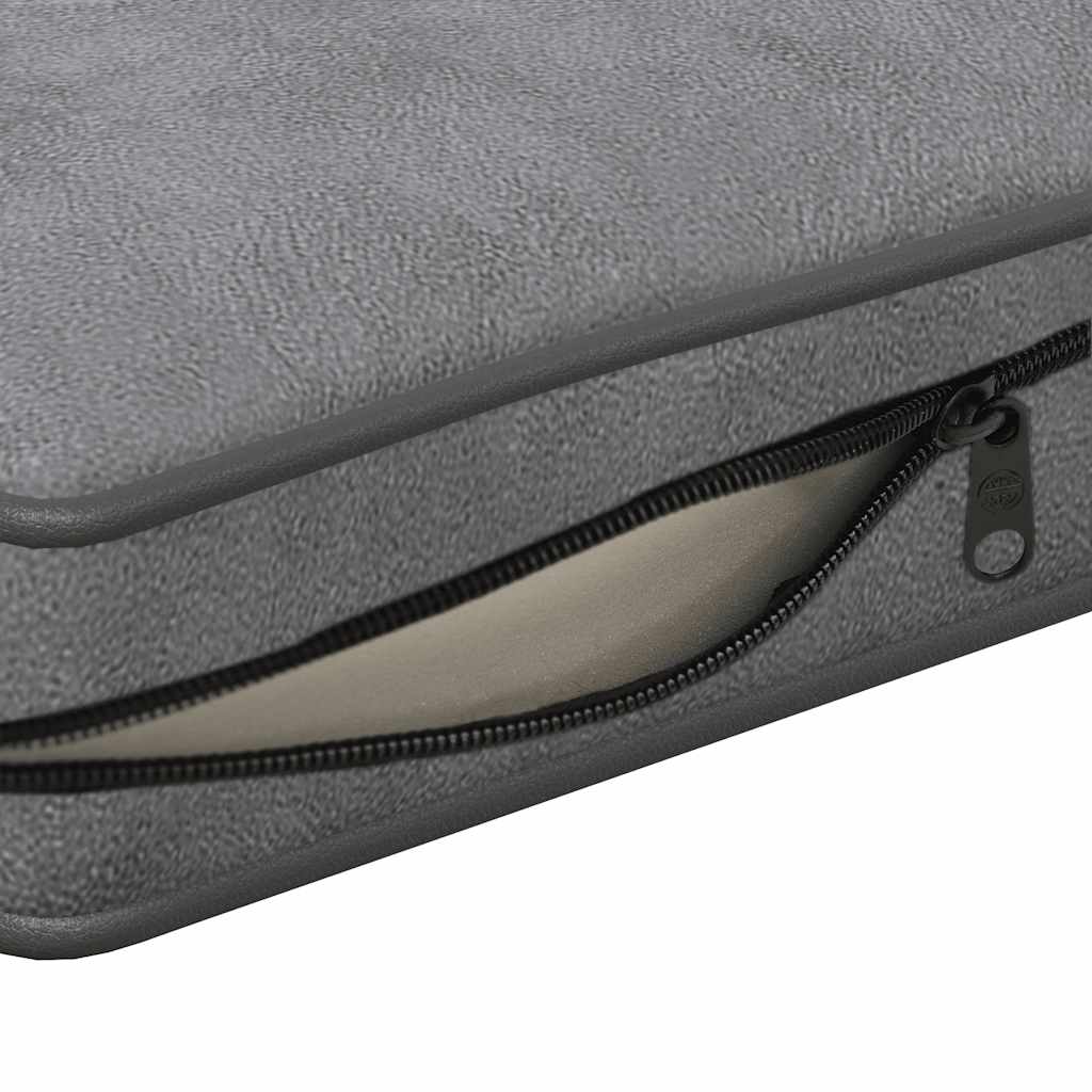 vidaXL Sofa dla psa, ciemnoszara, 72x45x30 cm, pluszowa