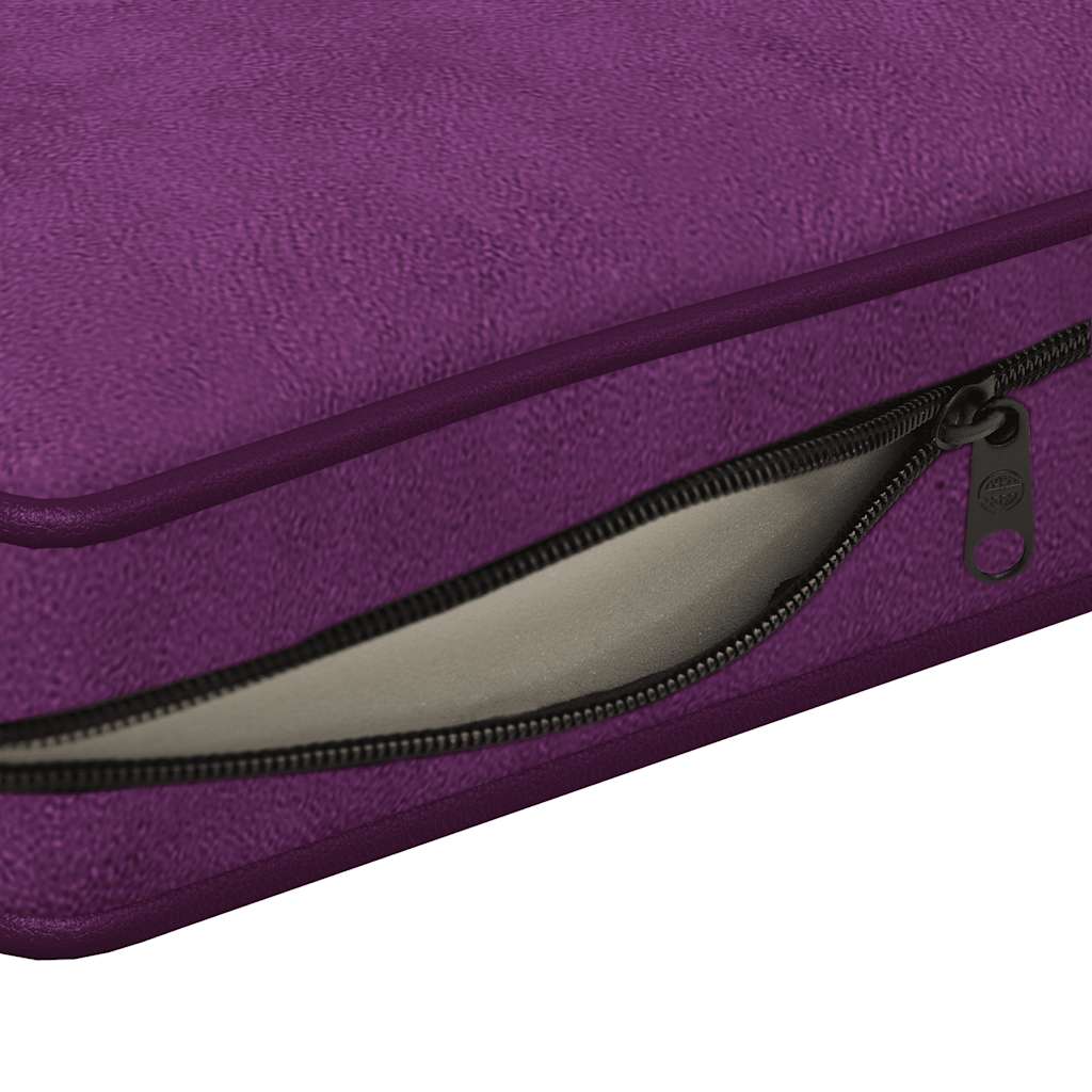 vidaXL Sofa dla psa, burgundowa, 72x45x30 cm, pluszowa