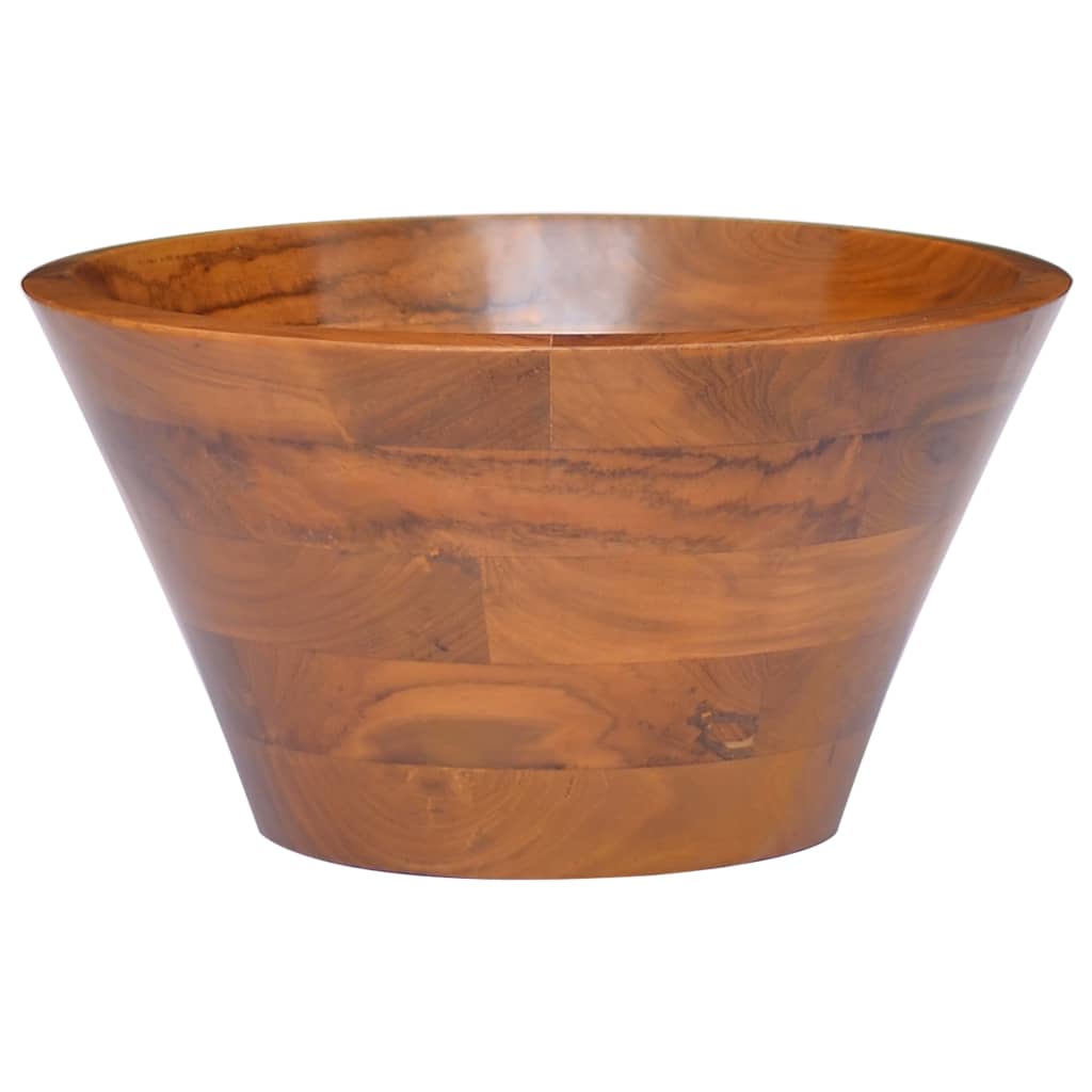 vidaXL Umywalka z drewna tekowego, Φ40x20 cm