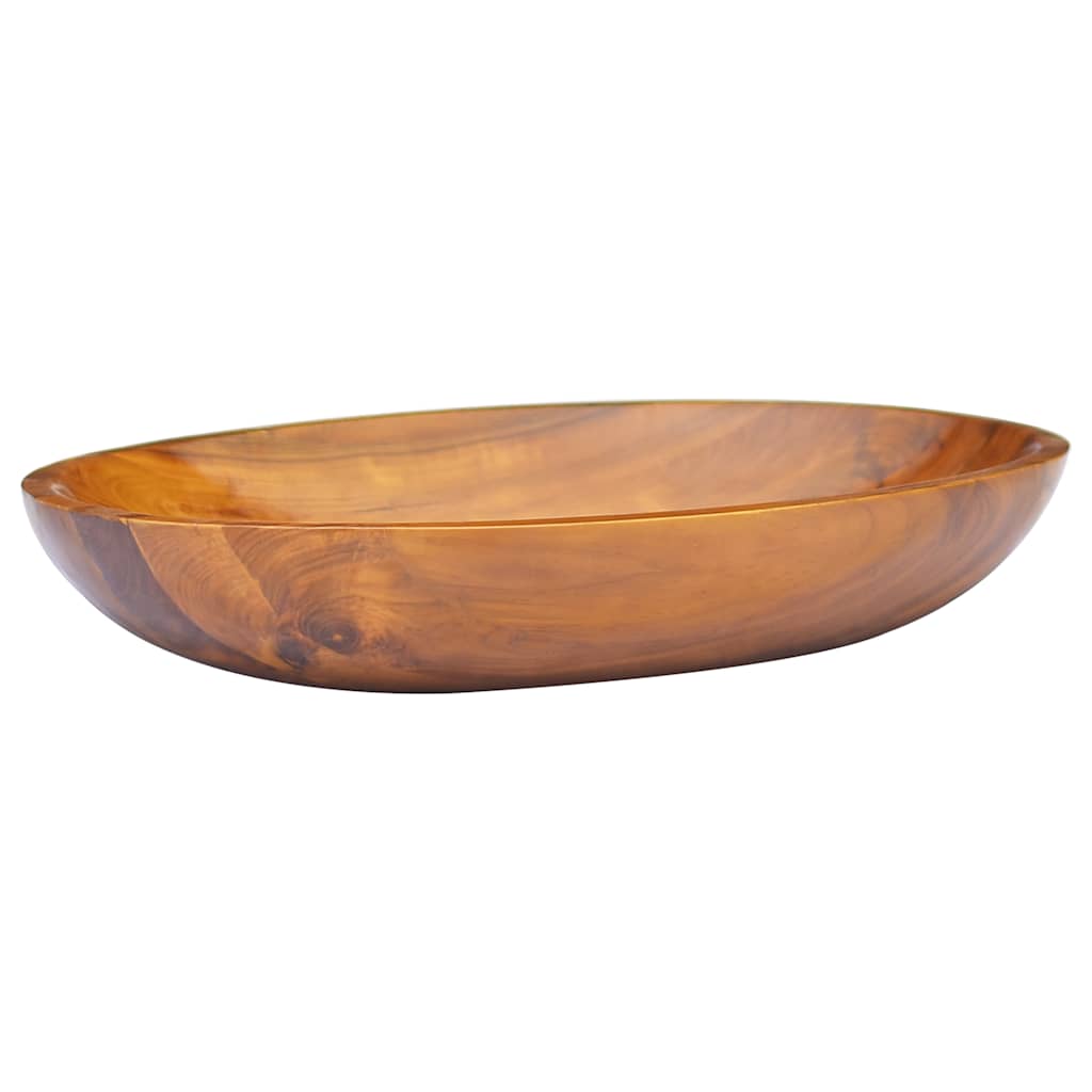 vidaXL Umywalka z drewna tekowego, 60x40x10 cm