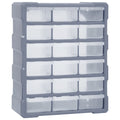 vidaXL Organizer z 18 średnimi szufladkami, 38x16x47 cm