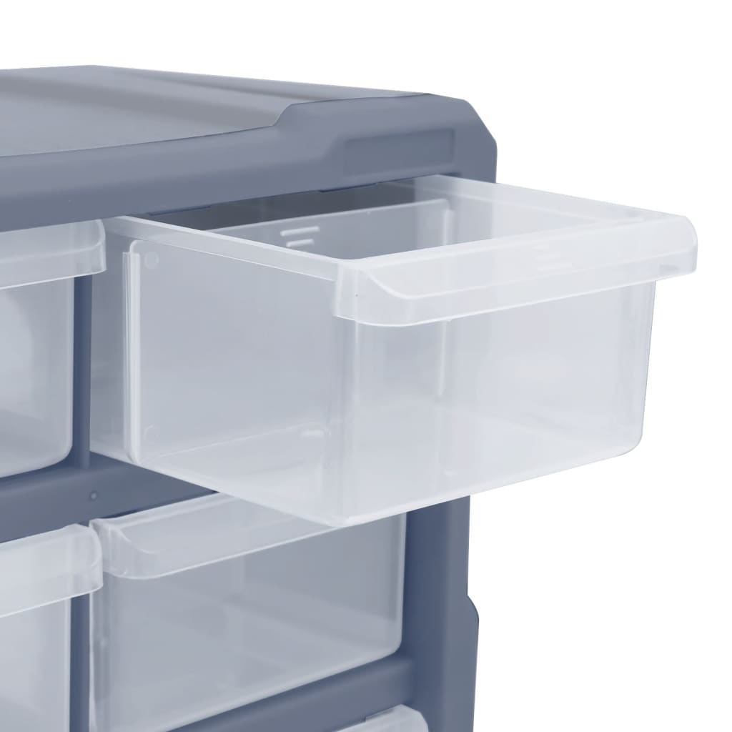 vidaXL Organizer z 18 średnimi szufladkami, 38x16x47 cm