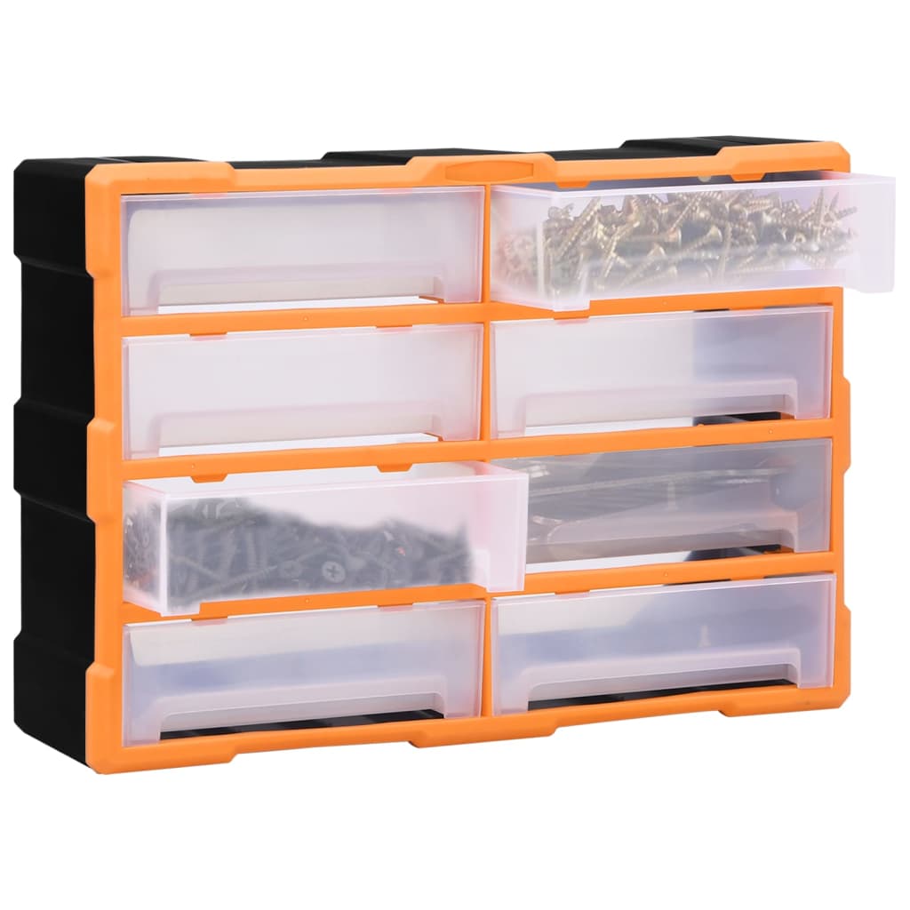 vidaXL Organizer z 8 dużymi szufladkami, 52x16x37 cm