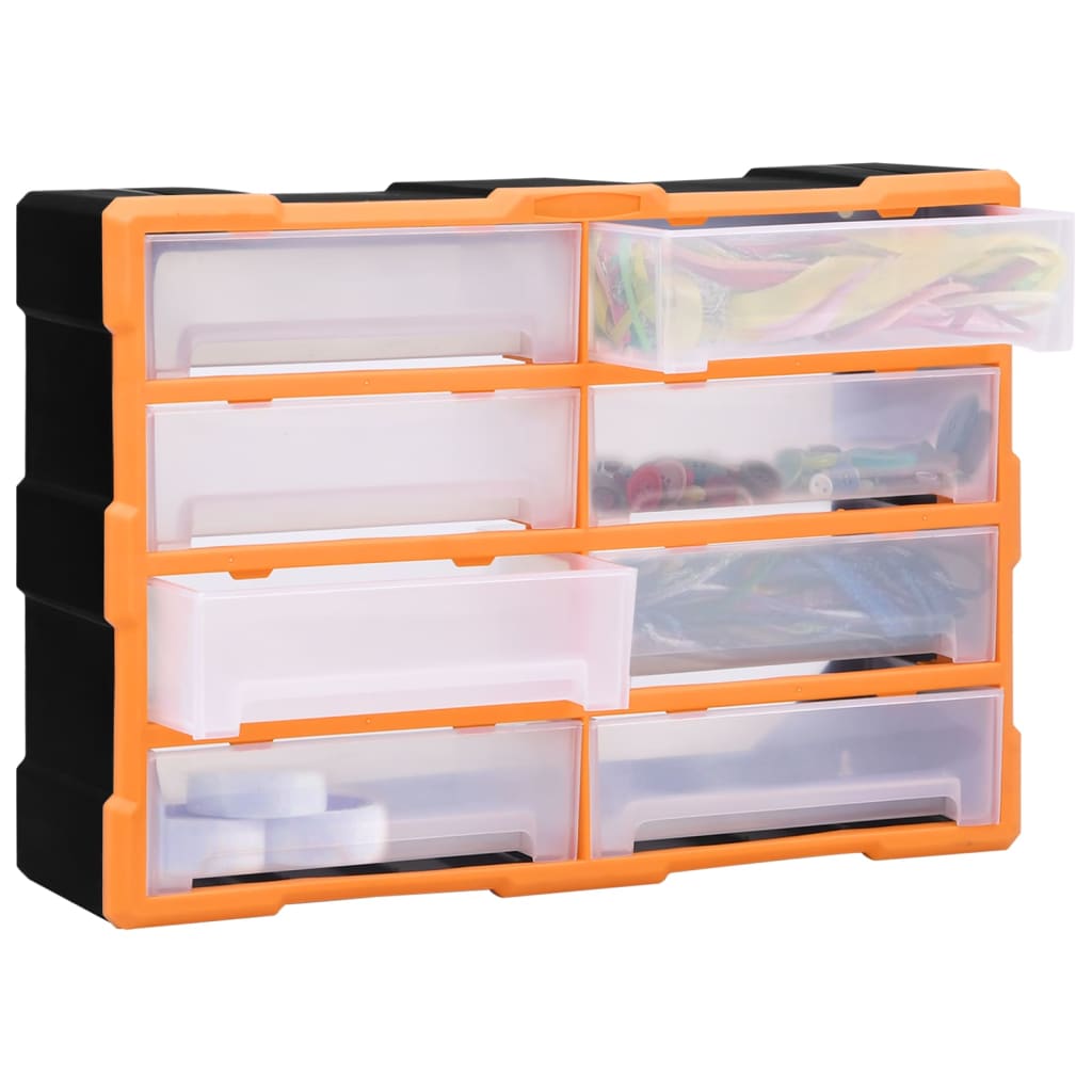 vidaXL Organizer z 8 dużymi szufladkami, 52x16x37 cm