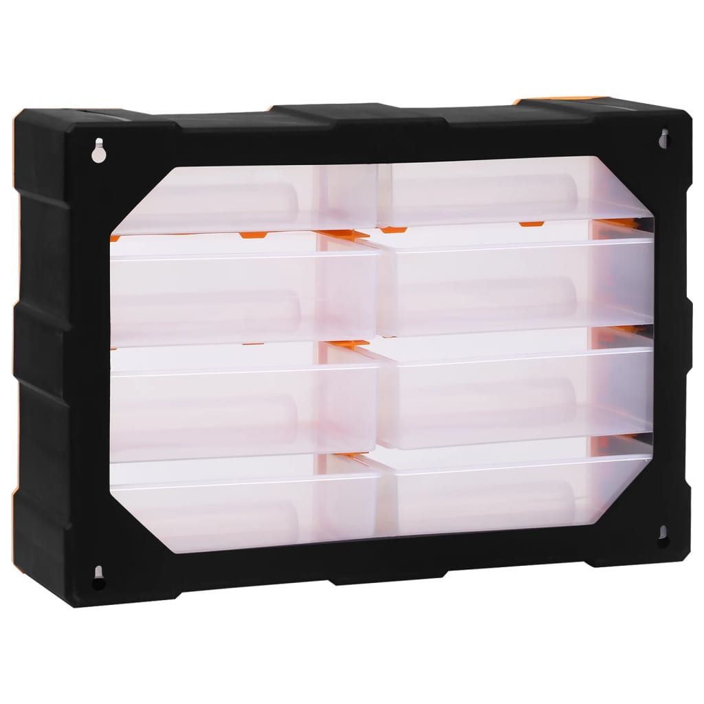 vidaXL Organizer z 8 dużymi szufladkami, 52x16x37 cm