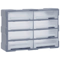 vidaXL Organizer z 8 dużymi szufladkami, 52x16x37 cm