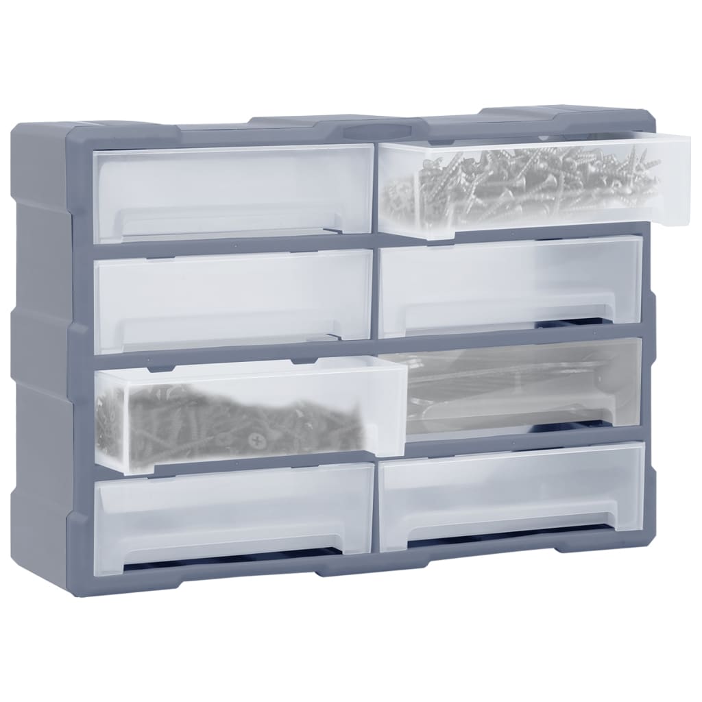 vidaXL Organizer z 8 dużymi szufladkami, 52x16x37 cm