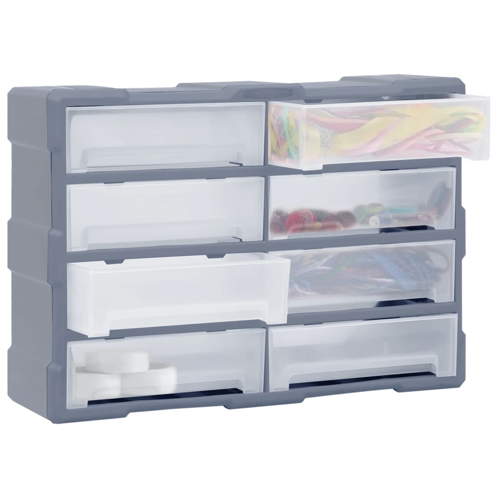 vidaXL Organizer z 8 dużymi szufladkami, 52x16x37 cm