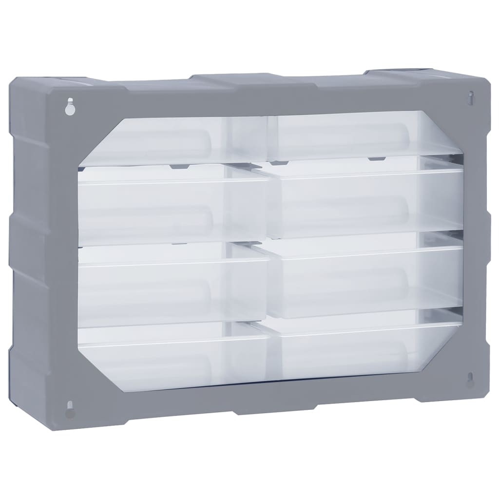 vidaXL Organizer z 8 dużymi szufladkami, 52x16x37 cm