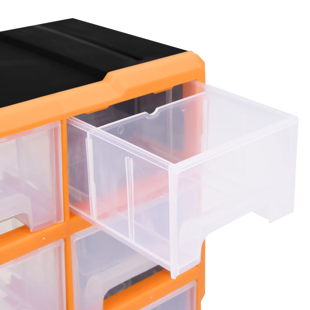 vidaXL Organizer z 16 średnimi szufladkami, 52x16x37 cm