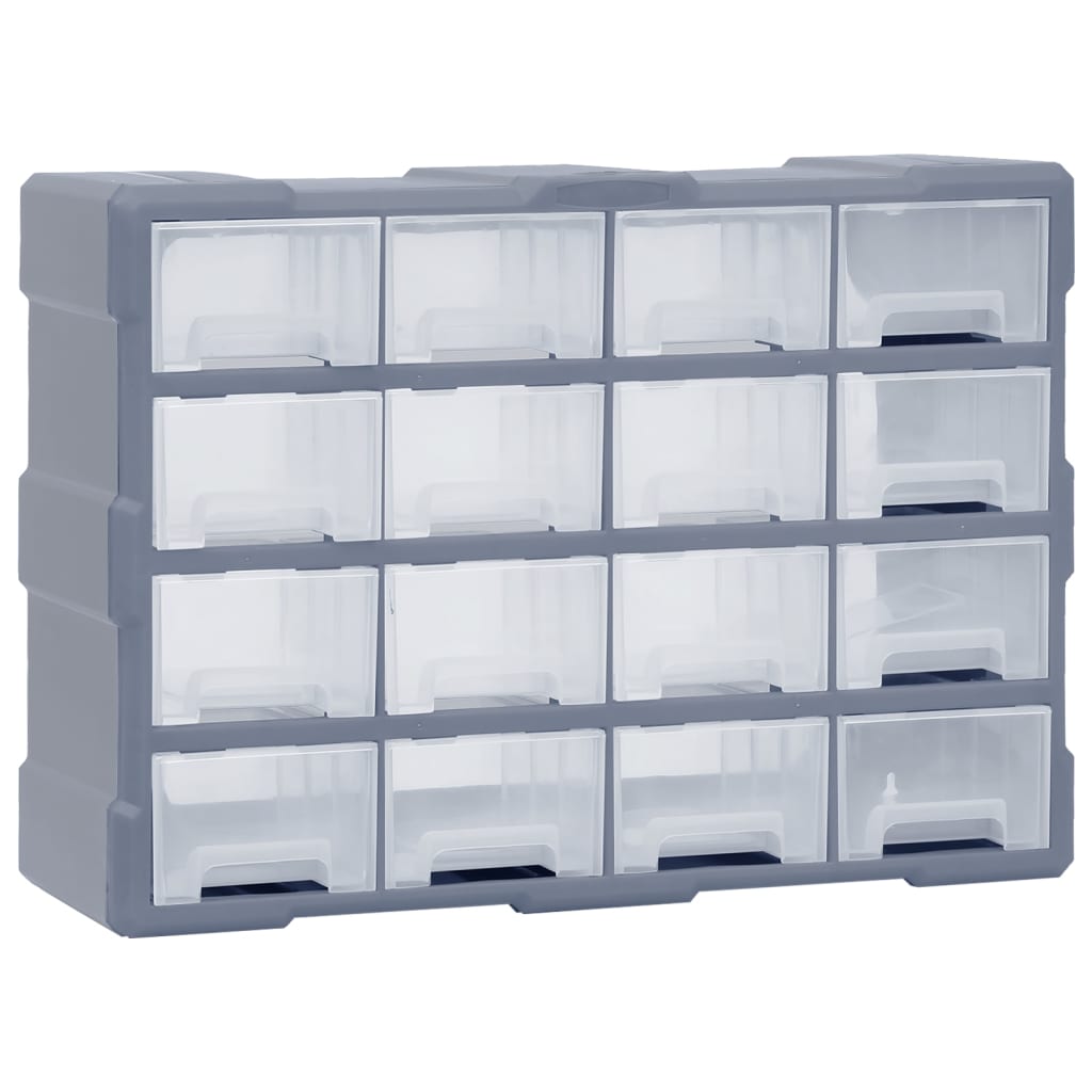 vidaXL Organizer z 16 średnimi szufladkami, 52x16x37 cm